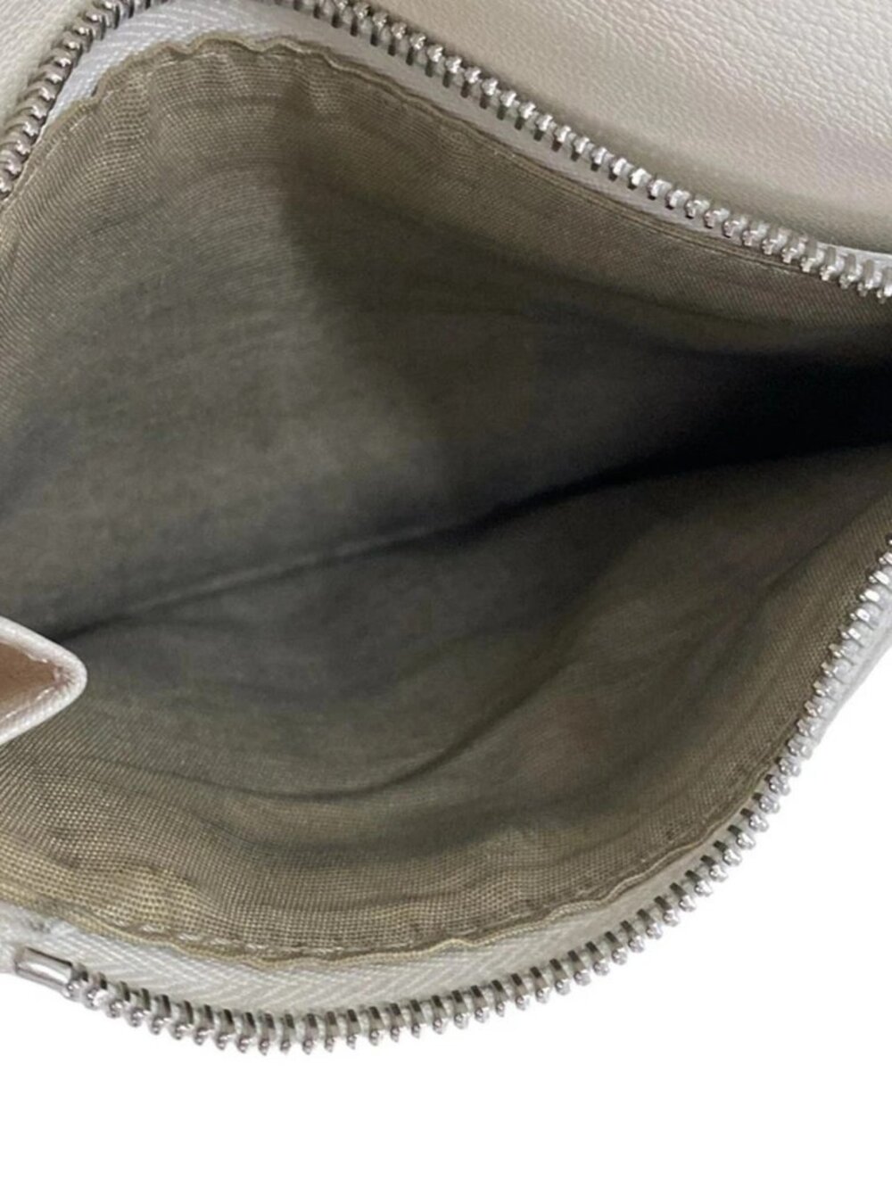 CELINE - Cream hologram Leather Bifold Wallet - Picture 11 of 11